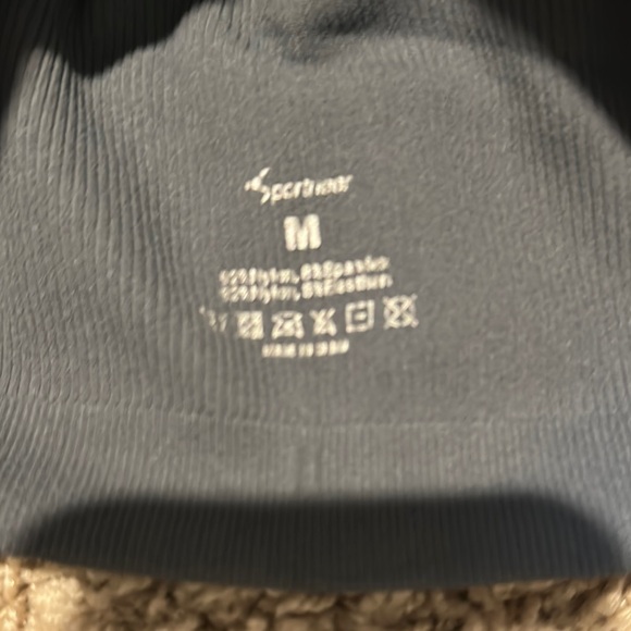 One-Shoulder Gray Ribbed Top - Picture 3 of 3